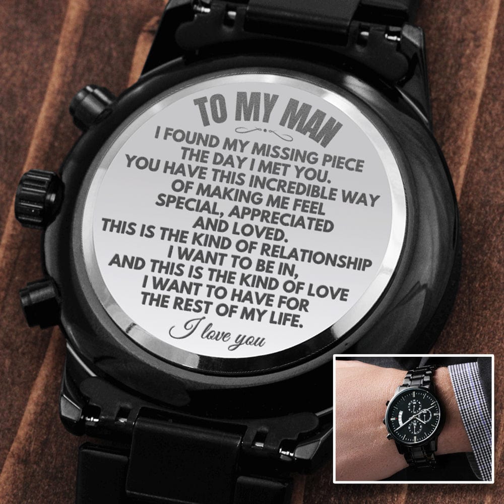 Jewelry To My Man - Luxury Engraved Watch - SS55