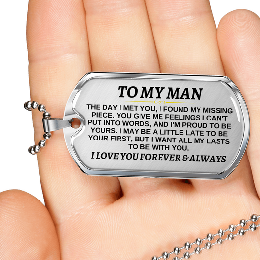 Jewelry To My Man | The Day I Met You | Beautiful Love Tag - SS295