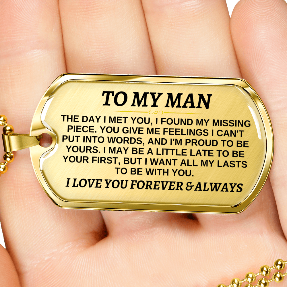 Jewelry To My Man | The Day I Met You | Beautiful Love Tag - SS295