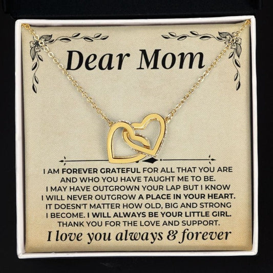 Jewelry To My Mom - From Daughter - Forever Linked Hearts Gift Set - SS410