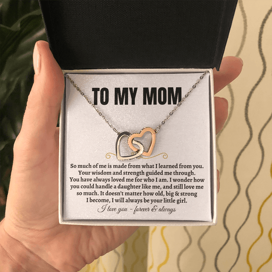 Jewelry To My Mom - Interlocked Hearts Gift Set - SS78