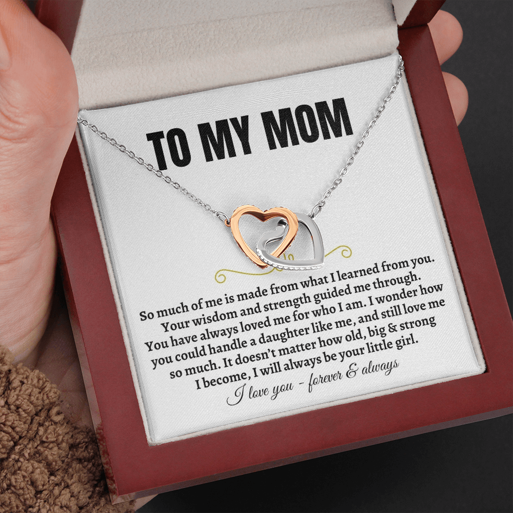 Jewelry To My Mom - Interlocked Hearts Gift Set - SS78