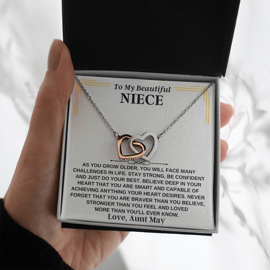 Jewelry To My Niece - Personalized Beautiful Gift Set - SS266