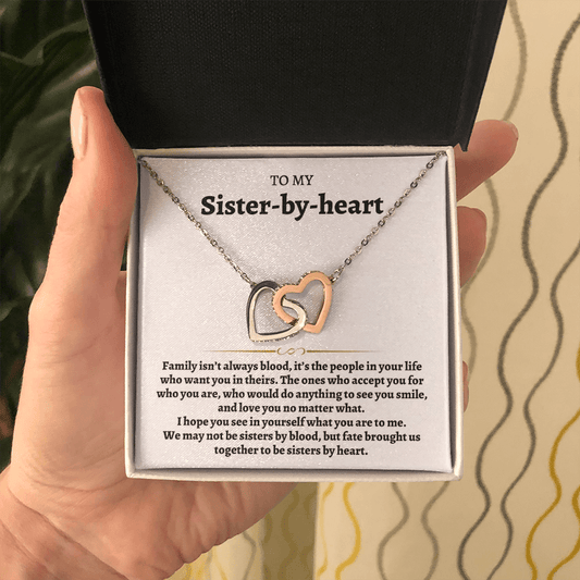Jewelry To My Sister-by-heart - Interlocked Hearts Gift Set - SS79