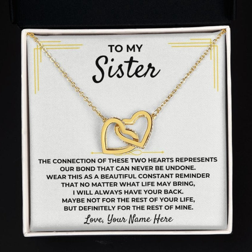 Jewelry To My Sister - Personalized Gift Set - SS385