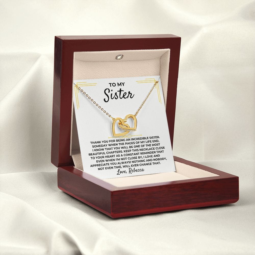 Jewelry To My Sister - Personalized Gift Set - SS386