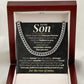 Jewelry To My Son - I Love You Forever - Gift Set - SS331