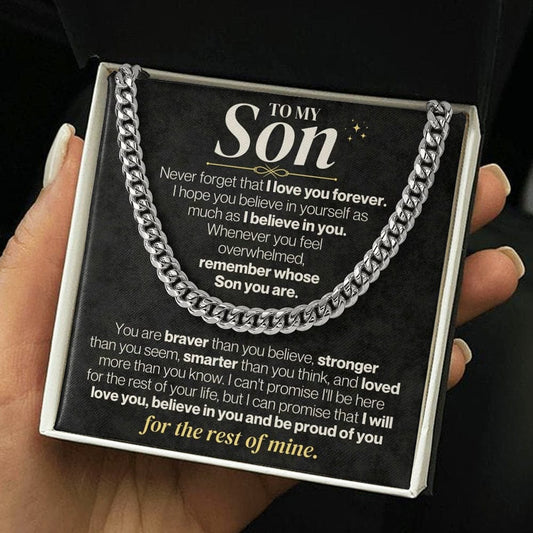 Jewelry To My Son - I Love You Forever - Gift Set - SS331