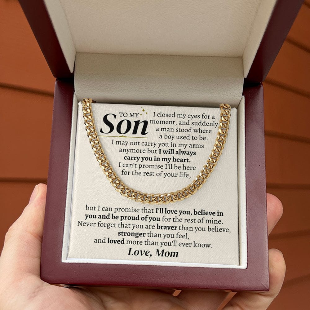 Jewelry To My Son - I May Not Carry In My Arms Anymore - Gift Set - SS329