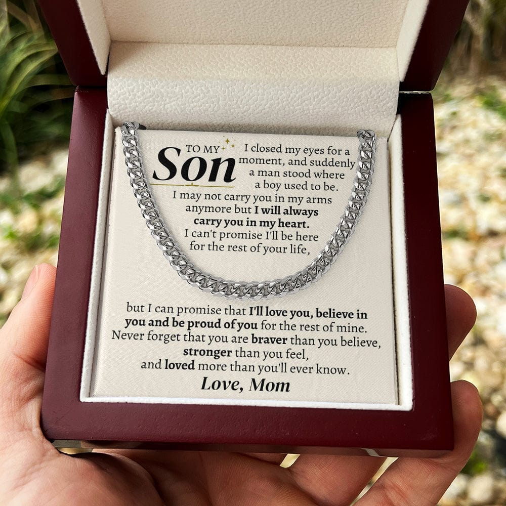 Jewelry To My Son - I May Not Carry In My Arms Anymore - Gift Set - SS329