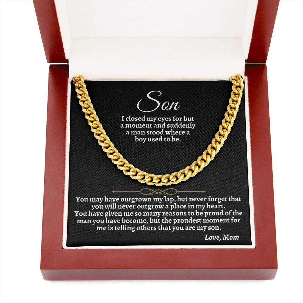 Jewelry To My Son - Love, Mom - Gift Set - SS31