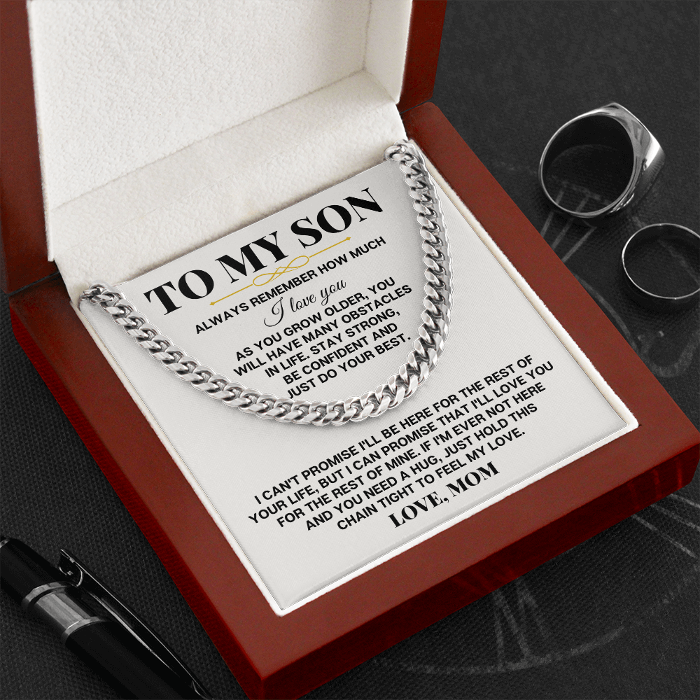 Jewelry To My Son - Love, Mom - Special Gift Set - SS258