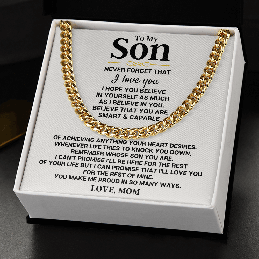 Jewelry To My Son - Love, Mom - Special Gift Set - SS268