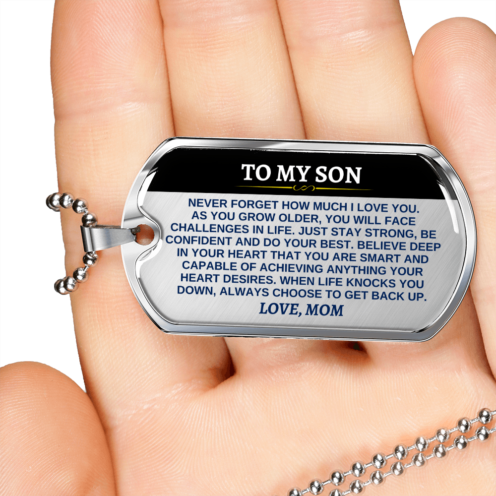 Jewelry To My Son - Love Tag - SS290