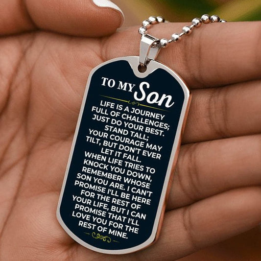 Jewelry To My Son - Love Tag - SS441-DT