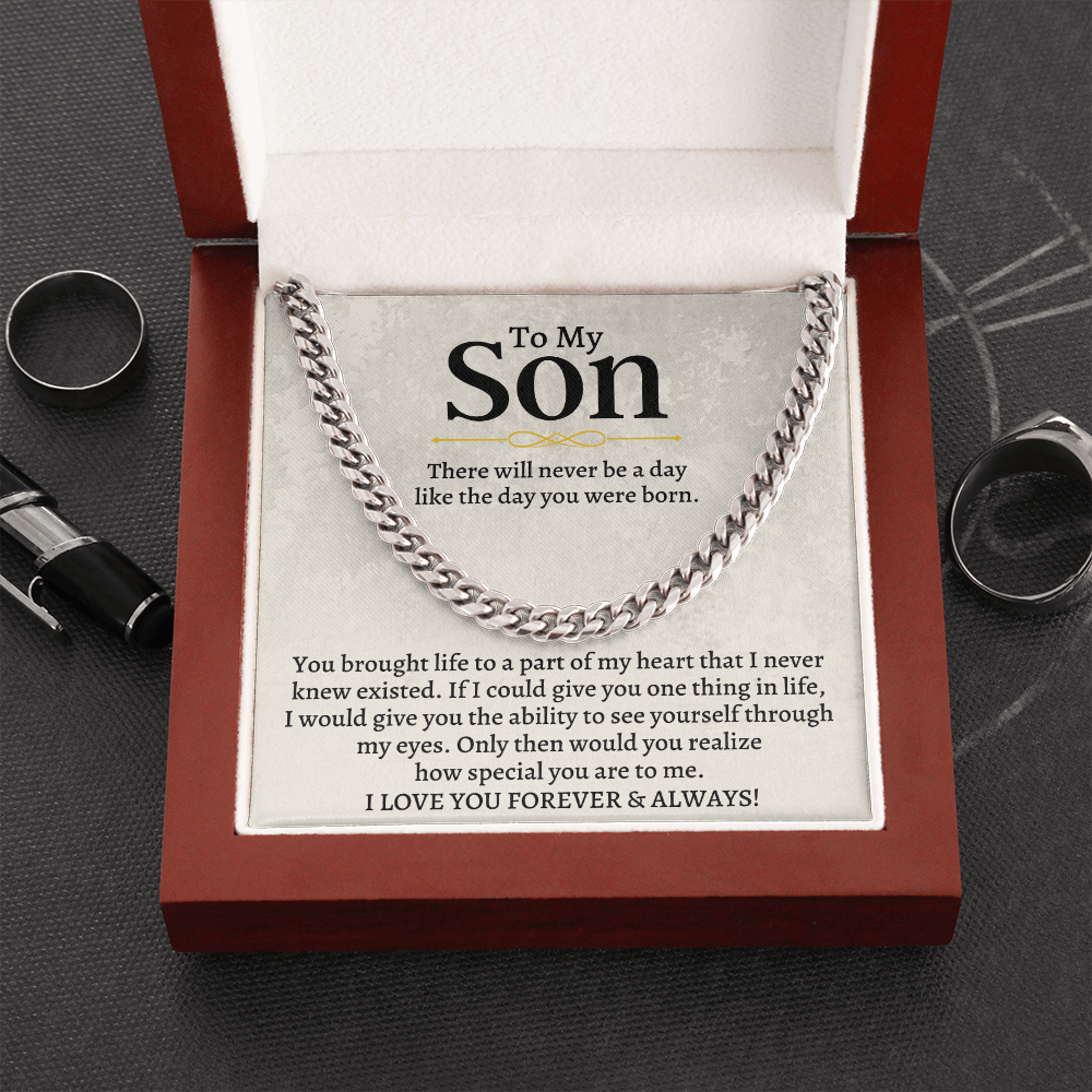 Jewelry To My Son - Part Of My Heart - Gift Set - SS150-S