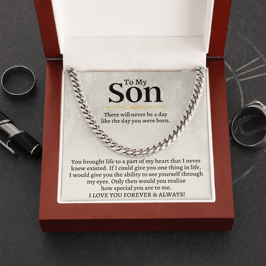 Jewelry To My Son - Part Of My Heart - Gift Set - SS150-S