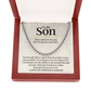Jewelry To My Son - Part Of My Heart - Gift Set - SS150-S