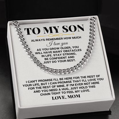 Jewelry To My Son - Personalized - Special Gift Set - SS258