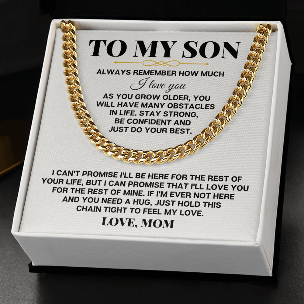 Jewelry To My Son - Personalized - Special Gift Set - SS258