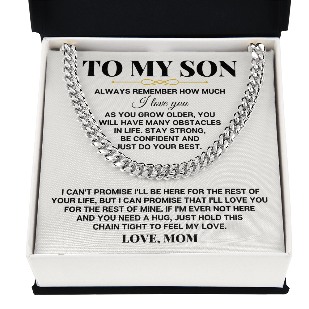 Jewelry To My Son - Personalized - Special Gift Set - SS258