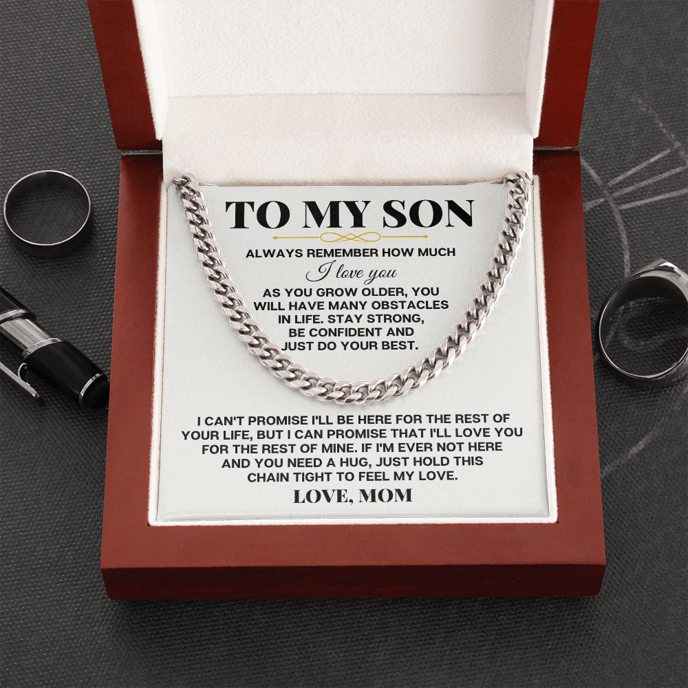 Jewelry To My Son - Personalized - Special Gift Set - SS258