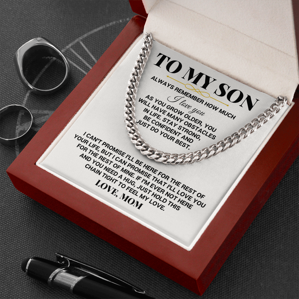 Jewelry To My Son - Personalized - Special Gift Set - SS258