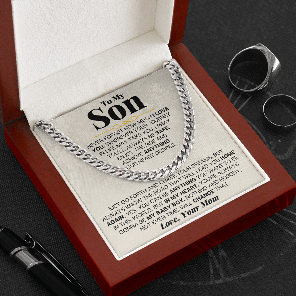 Jewelry To My Son - Special Gift Set - From Mom - SS224S