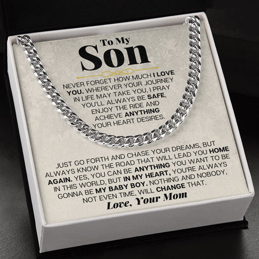 Jewelry To My Son - Special Gift Set - From Mom - SS224S