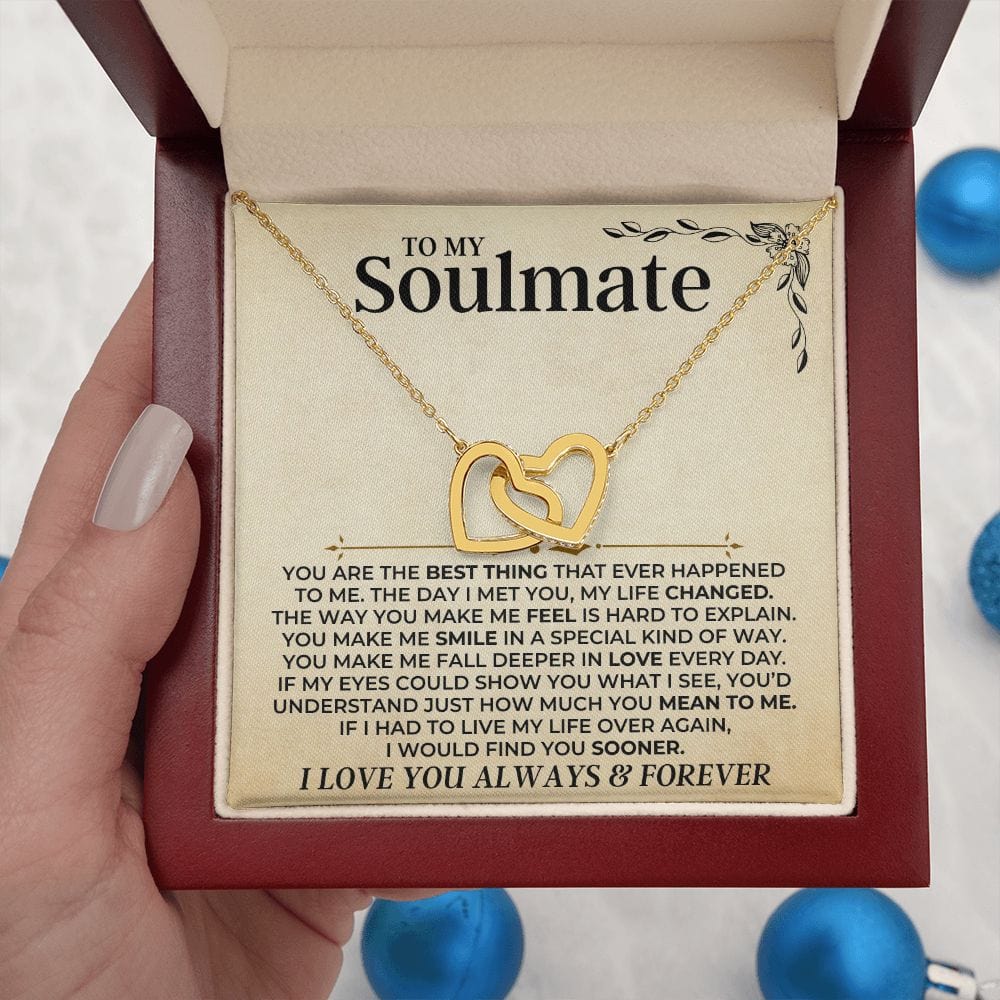 Jewelry To My Soulmate - Forever Linked Hearts Gift Set - SS413S