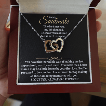 Jewelry To My Soulmate - Intertwined Hearts Gift Set - SS36