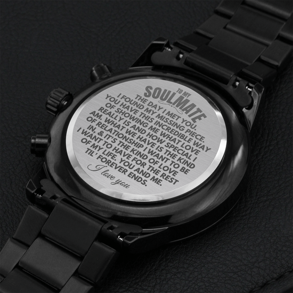 Jewelry To My Soulmate - Luxury Engraved Watch - SS65