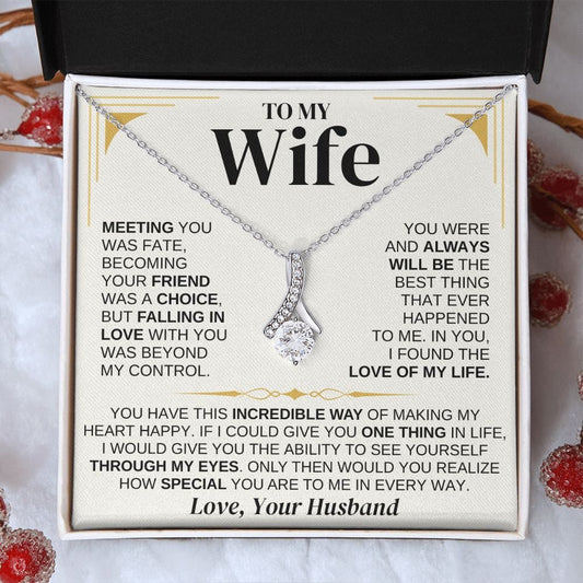 Jewelry To My Wife - Love Knot Gift Set - SS280