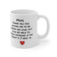 Mug Thanks Mom - Ceramic Mug 11oz - PRN05